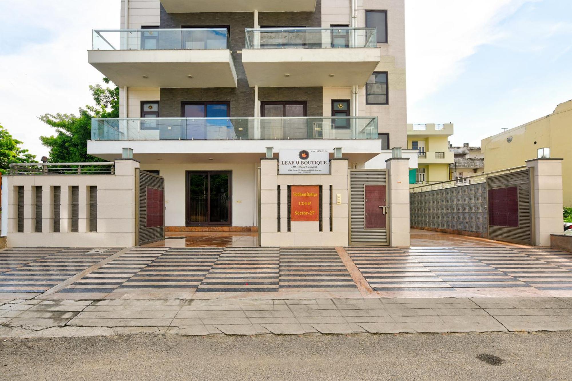 Hotel Leaf 9 Boutique, Near Golf Course Road And Galleria Market Ґурґаон Екстер'єр фото